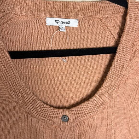 Madewell Linden Scoop Sweater Tee - Peach Size S - Picture 4 of 6